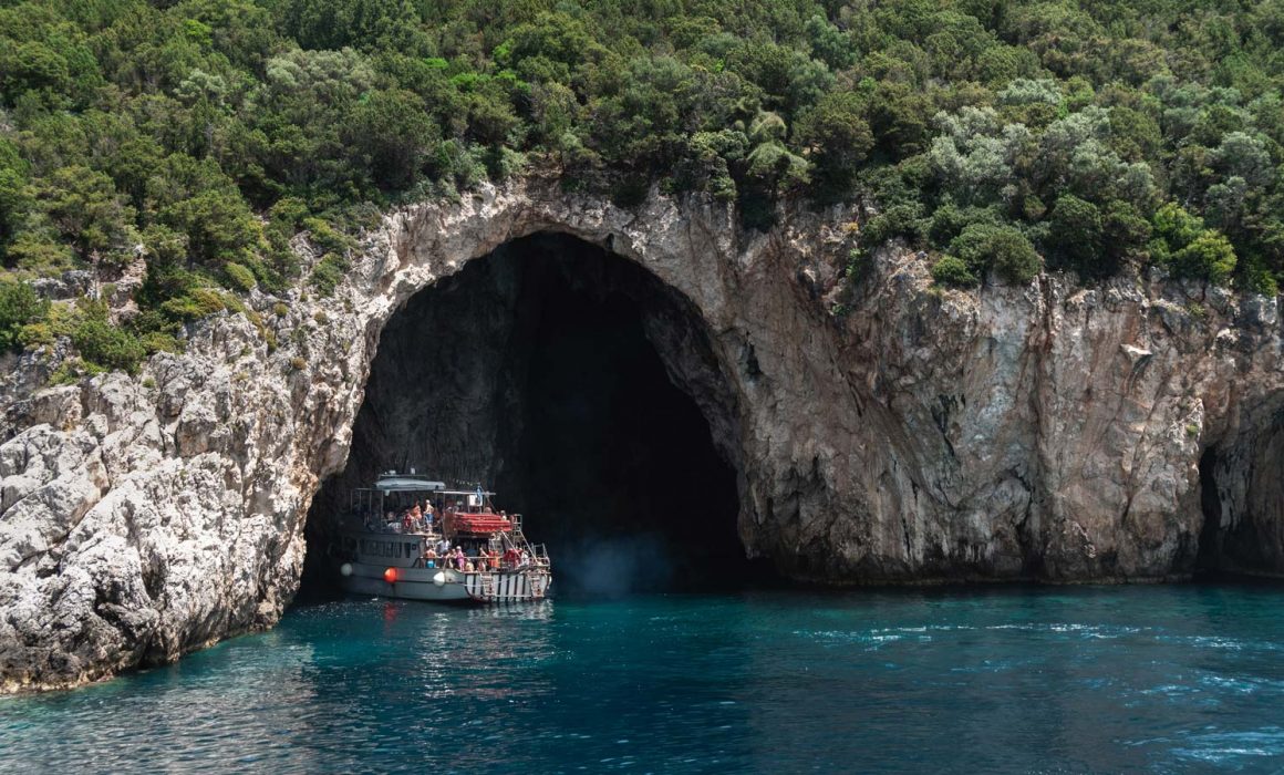 corfu cruises panikolis cave