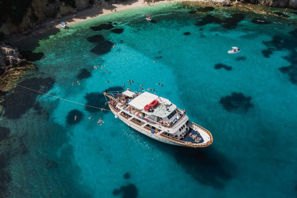 corfu cruises blue lagoon sivota excursion