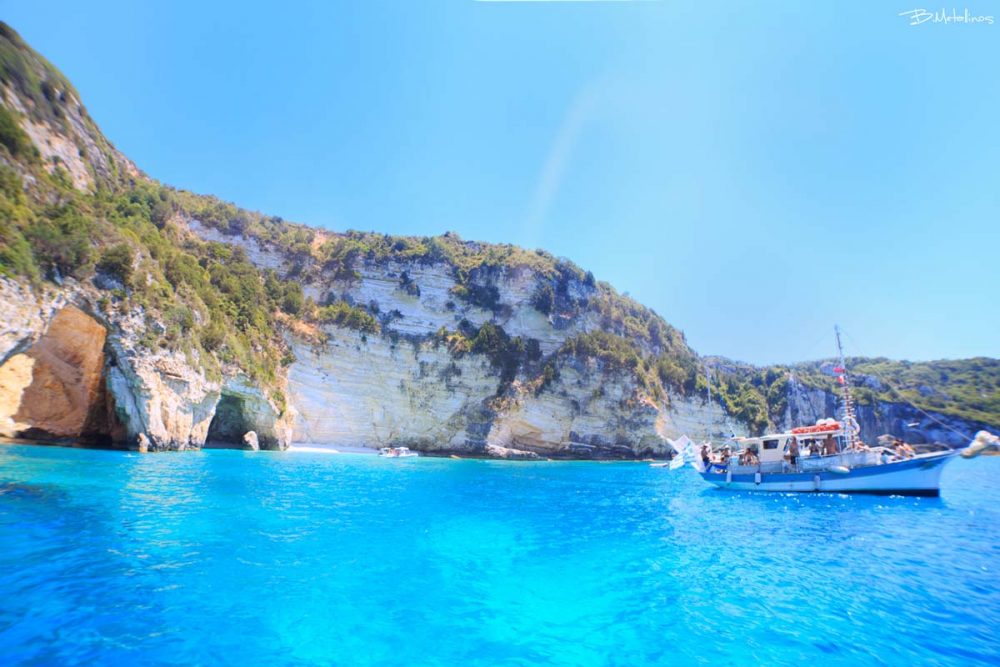 corfu cruises sivota paxos blue waters caves